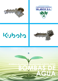 Agricola Blasco catalogo REPUESTOS MOTORES kubota bomba agua precios